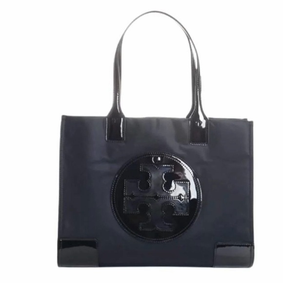 Tory Burch Handbags - Tory Burch Black Ella Tote Bag